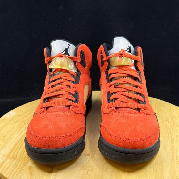 Women’s Size 8 Nike Air Jordan 5 Retro 'Dunk on Mars' Fire Red DD9336-800 - Picture 3 of 10